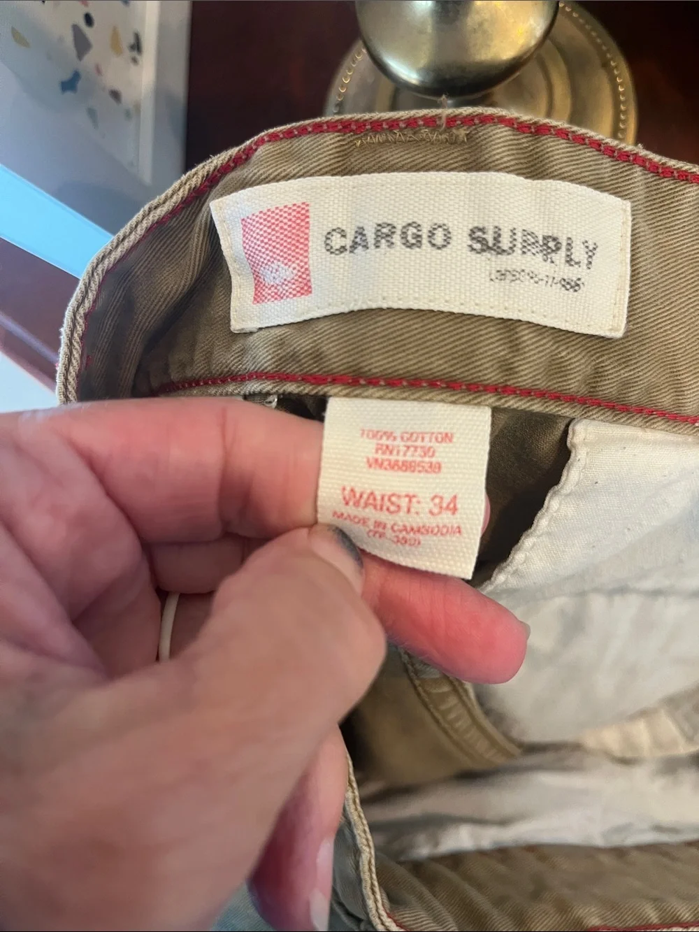 Men's Cargo Shorts in Khaki - Classic Utility Style